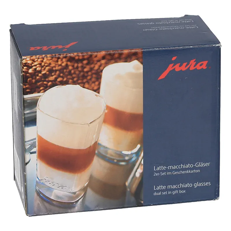 Latte-macchiato sklenička Jura set 2ks