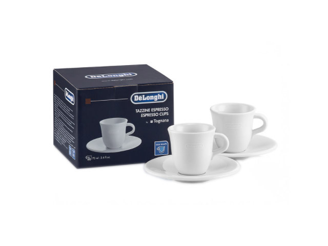 Delonghi šálky na espresso porcelánové