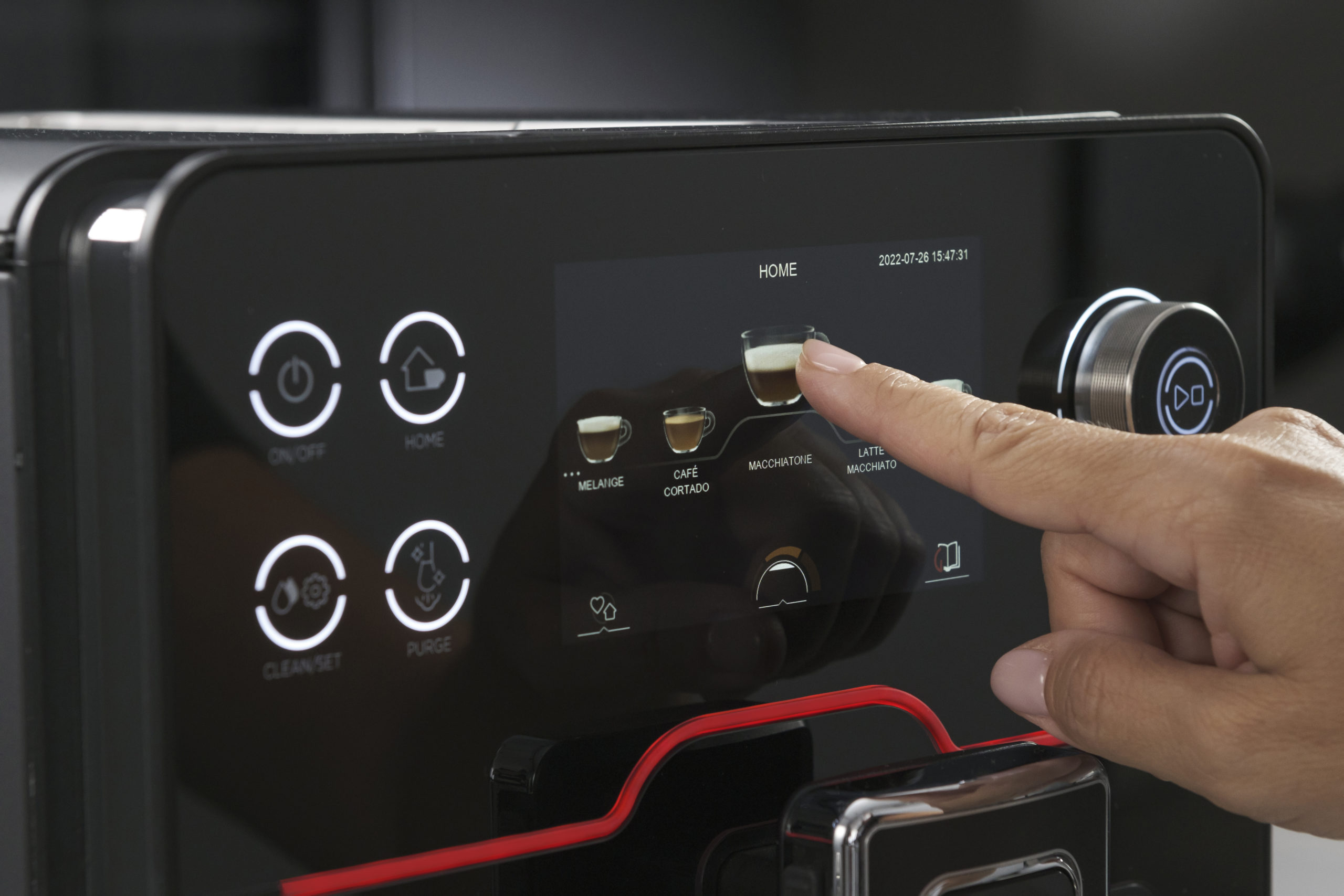 Gaggia New Accademia Black Glass
