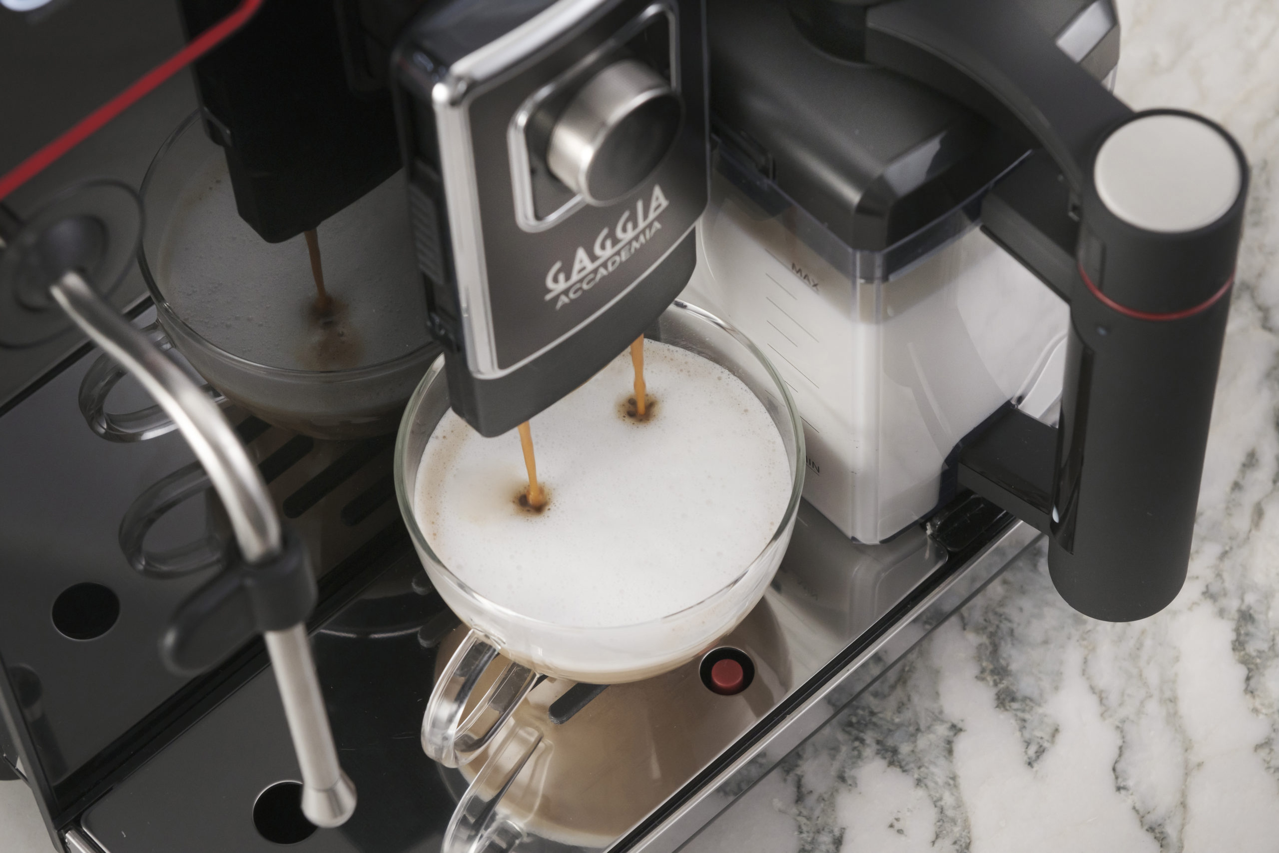 Gaggia New Accademia Black Glass